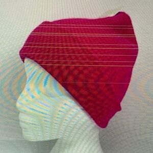 14th & Union bright pink knit beanie